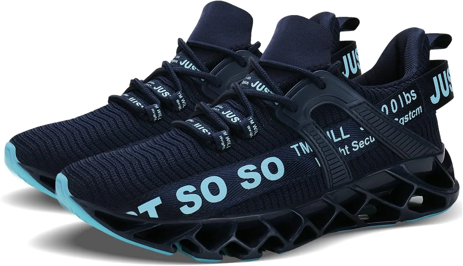 WONESION Mens Breathable Walking Tennis Running Shoes Blade Fashion Sneakers