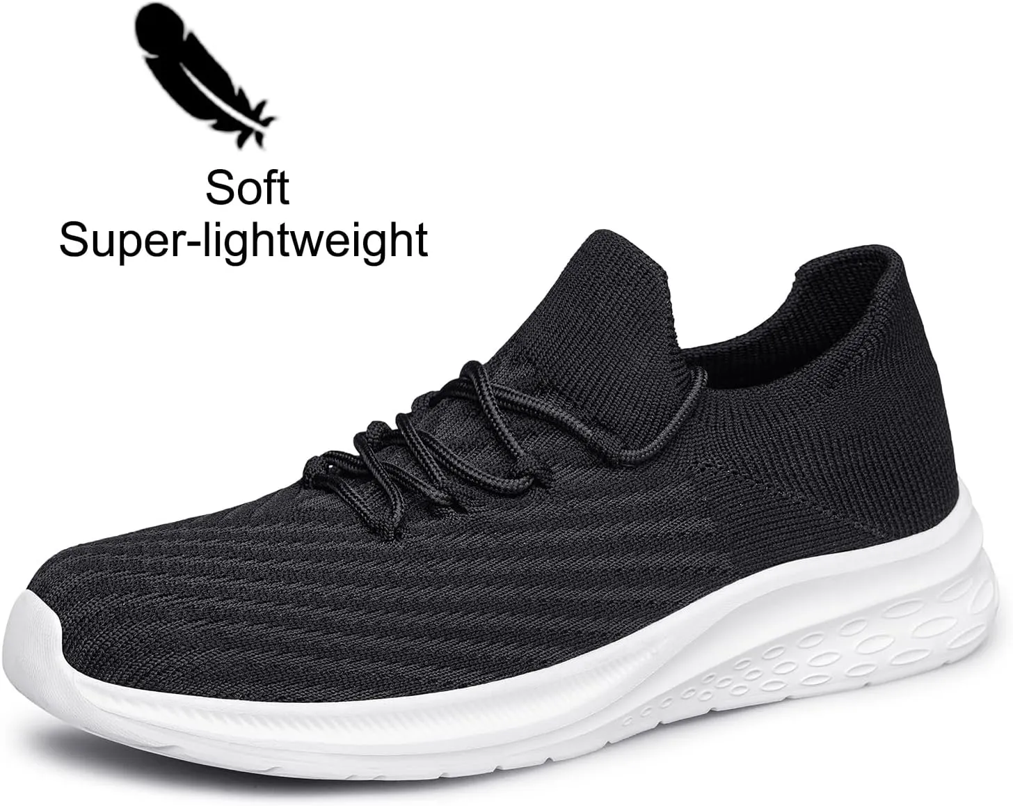 YHOON Mens Walking Shoes Slip on Casual Shoes Lightweight Workout Gym Tennis Shoes