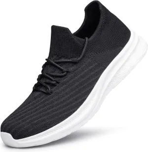 YHOON Mens Walking Shoes Slip on Casual Shoes Lightweight Workout Gym Tennis Shoes