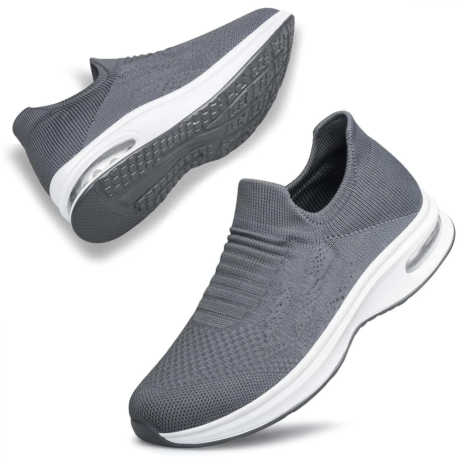 YHOON Womens Walking Shoes Slip on Running Shoes Lightweight Workout Gym Shoes Breathable Casual Sneakers