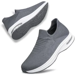 YHOON Womens Walking Shoes Slip on Running Shoes Lightweight Workout Gym Shoes Breathable Casual Sneakers