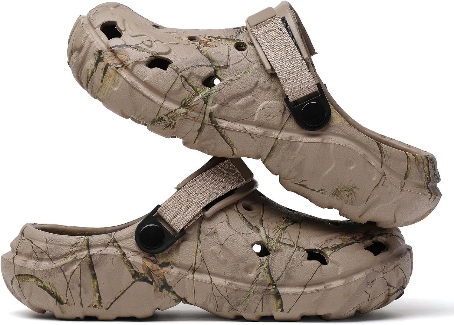 YUKTOPA Men's Clogs Outdoor Athletic Sports Sandals Adult Slip On Garden Shoes Summer Water Beach Shoes Casual Slippers Lightweight Breathable Non Slip