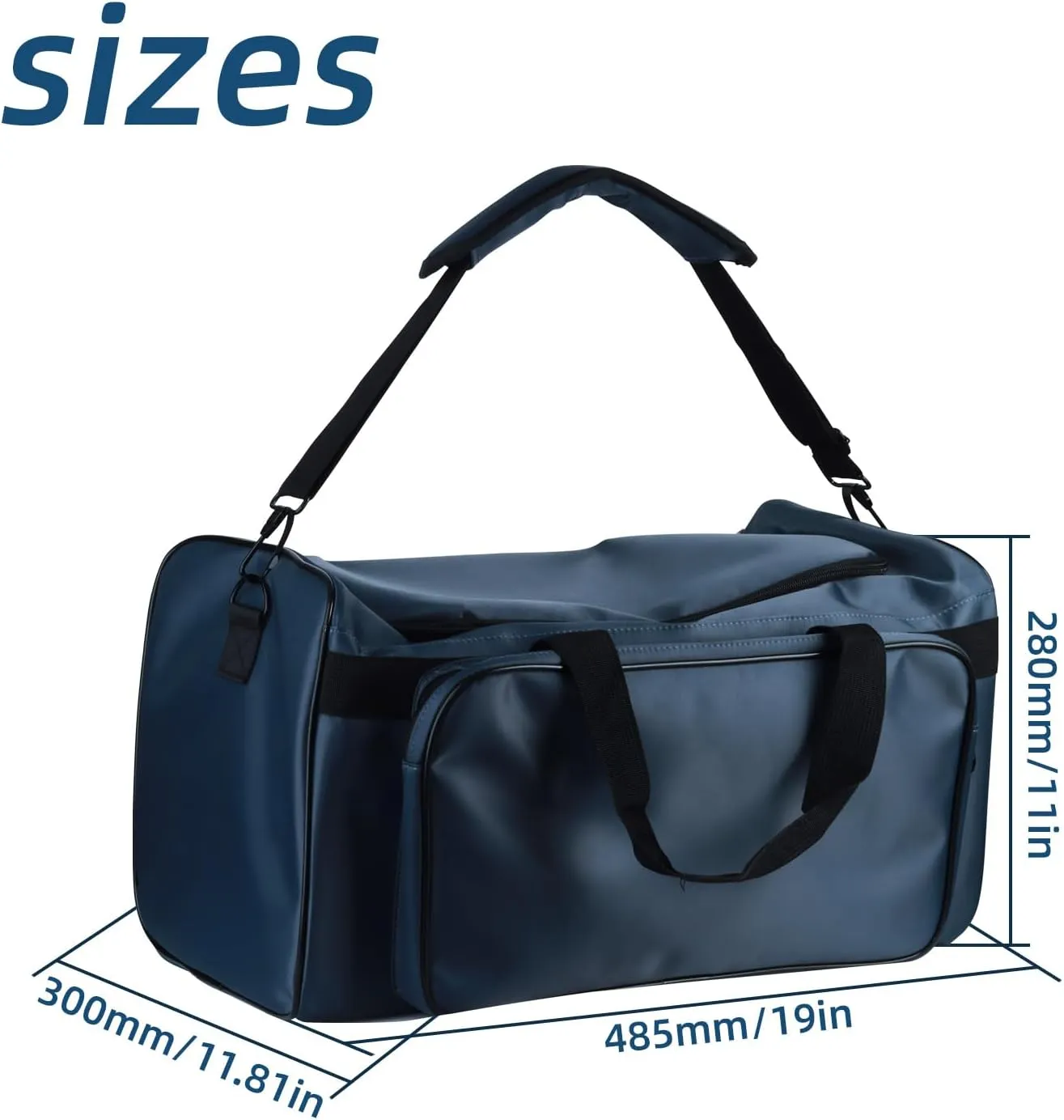 YXQ Sneaker Bag, 30L Large Capacity Multi-Function 4-Layer Gym Bag with Durable Shoulder Strap Adjustable Waterproof Travel Bag for Men,Grey