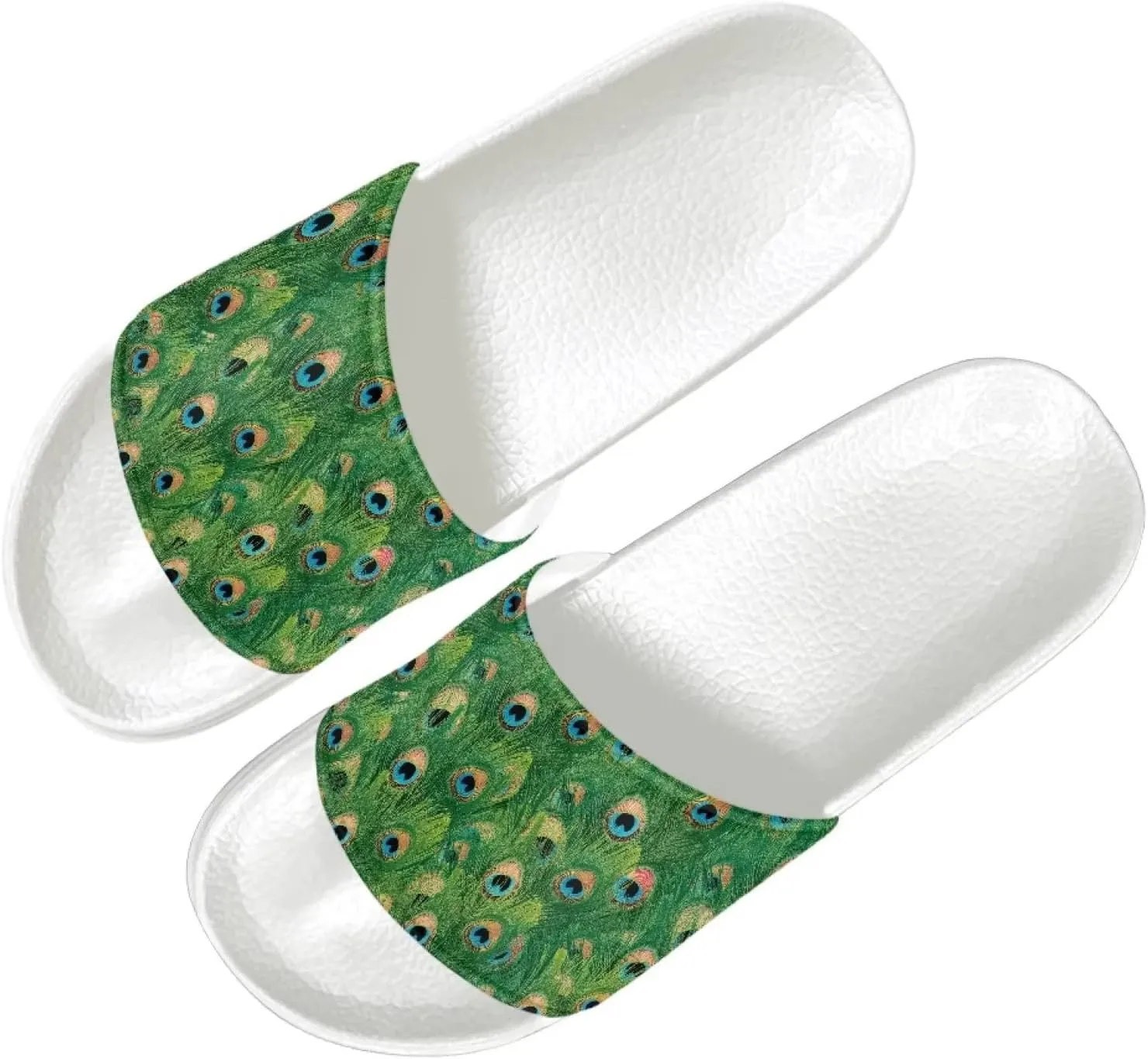Yzaoxia Women House Slippers Outdoor Slip on Bathroom Sandals Anti Slip Comfy Beach Slippers Summer