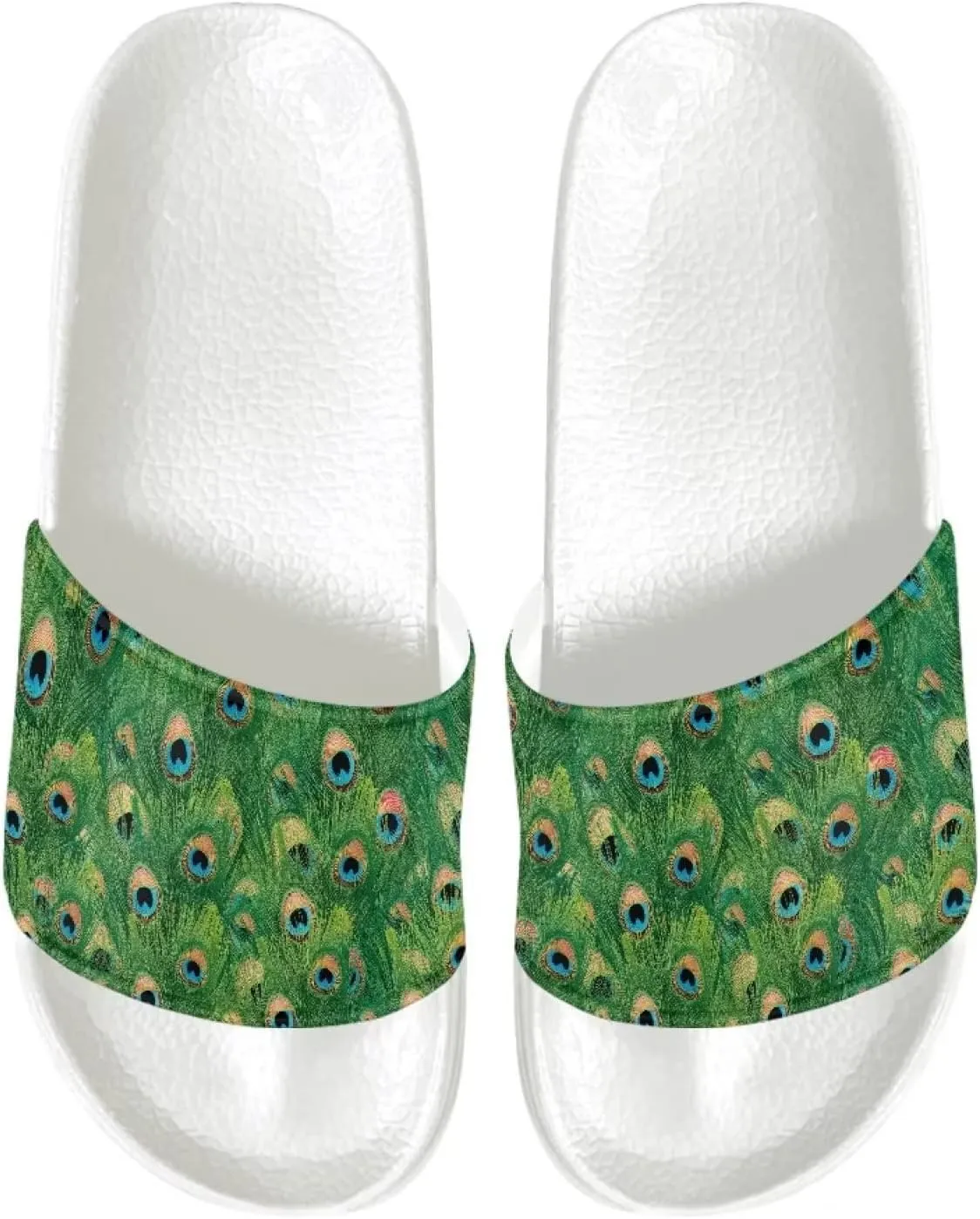 Yzaoxia Women House Slippers Outdoor Slip on Bathroom Sandals Anti Slip Comfy Beach Slippers Summer