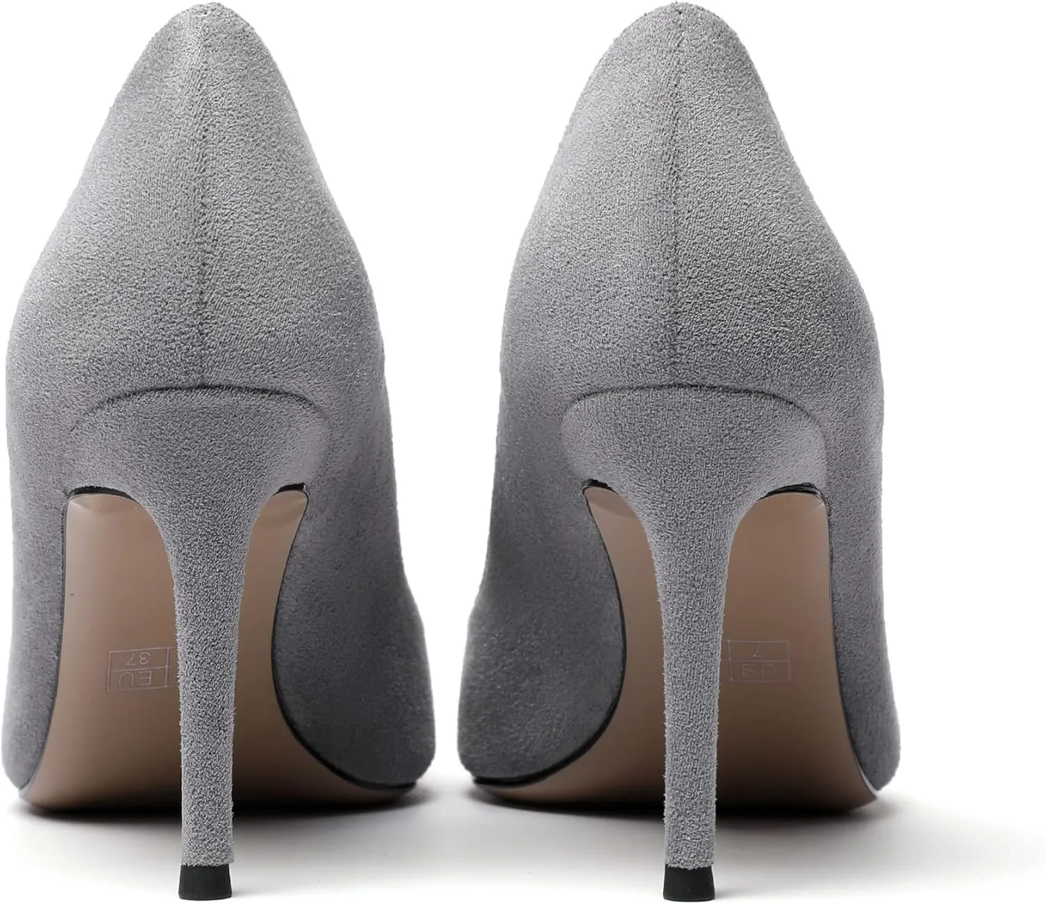 Zamikoo Women's Pointed Toe Classic Pumps Slip On Stiletto Heel Dress Shoes 85mm