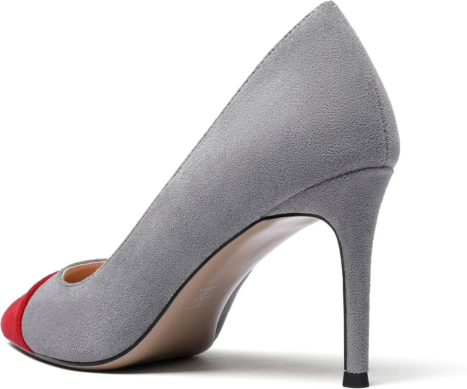 Zamikoo Women's Pointed Toe Classic Pumps Slip On Stiletto Heel Dress Shoes 85mm