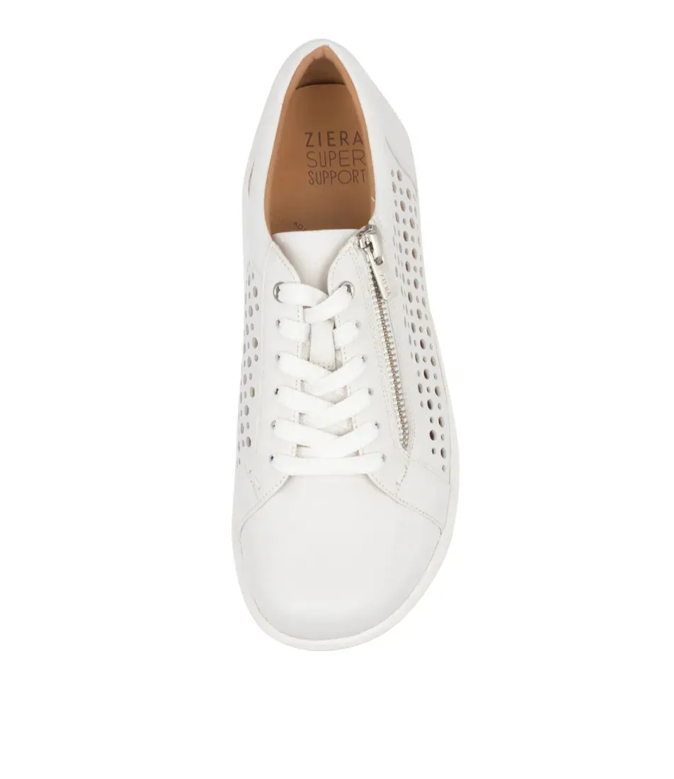 Ziera Shovo XF ZR ~ Tan ~ White ~ Almond ~ Leather