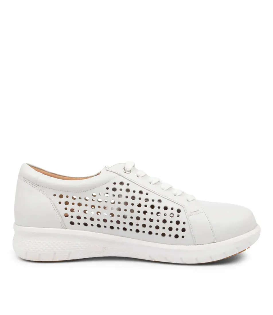 Ziera Shovo XF ZR ~ Tan ~ White ~ Almond ~ Leather