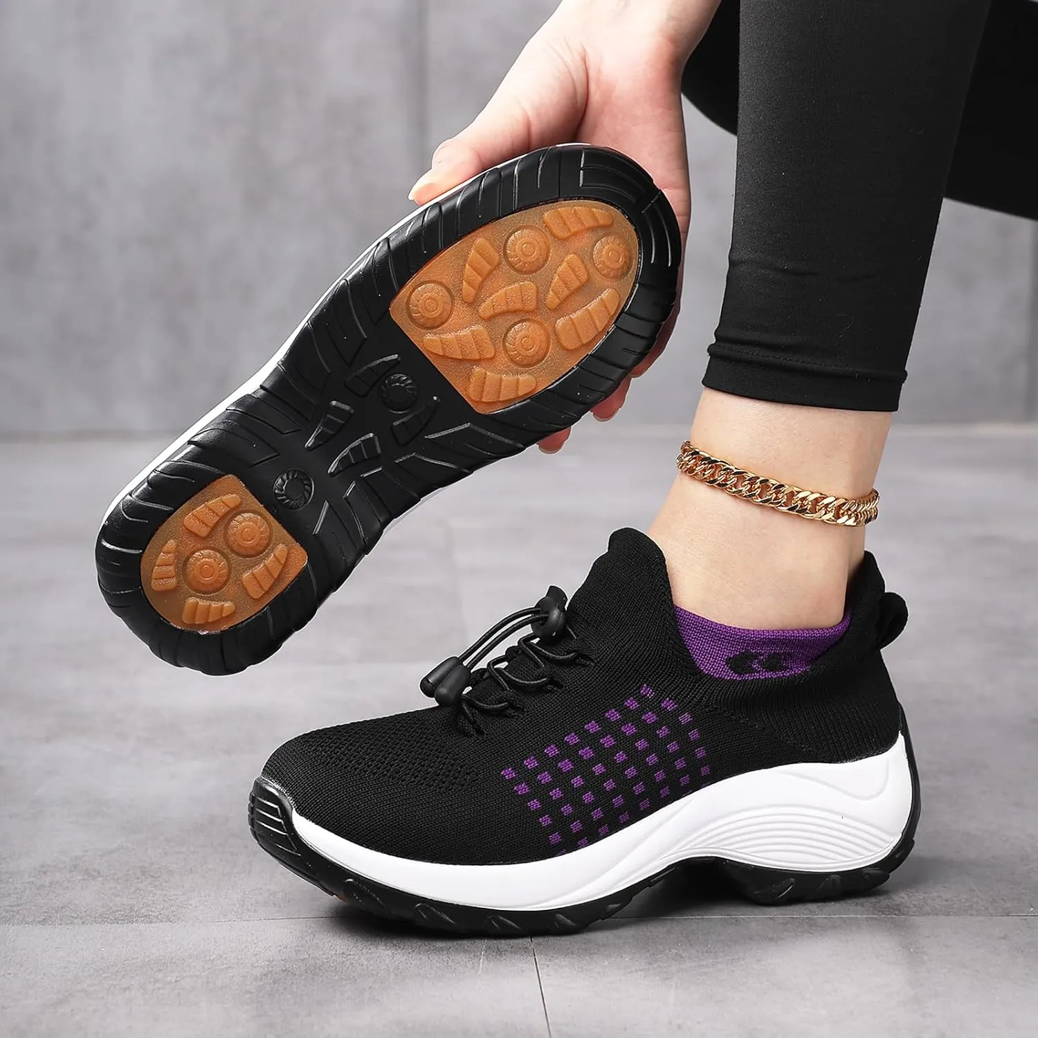 ZWRXW Comfort Wear Orthowear Shoes for Women Men,Arch Support Orthopedic Sneakers Stretch Comfortable Casual Athletic Sneakers Outdoor Lightweight Breathable Walk Shoes